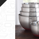 Image for article titled This 5-Bowl Stainless Steel and Silicone Mixing Set Is Just $30 Today